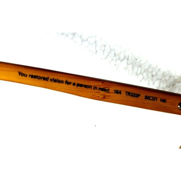 SOLO Peru Women's Sunglass Black And Bamboo Wood Temples Cat Eyes 50-21-140 - Picture 6 of 11